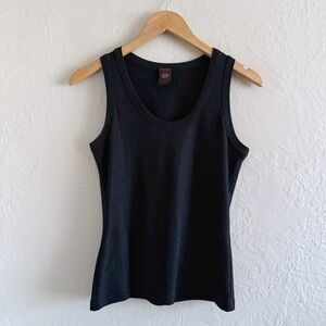 Vintage 90s Jean Paul Gaultier Black Tank Top Size 10